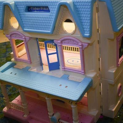 Lot B-143: Folding Fisher Price Doll House
