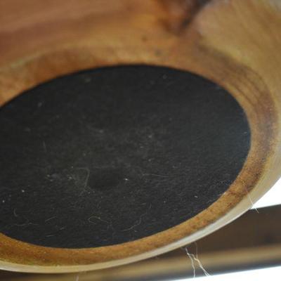 Lot B-157: Handcrafted Nut Bowl with Tools