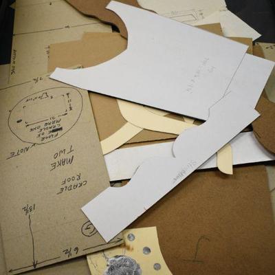 Lot B-160: Hand-made Pattern for Making and Building a Wood Baby Cradle