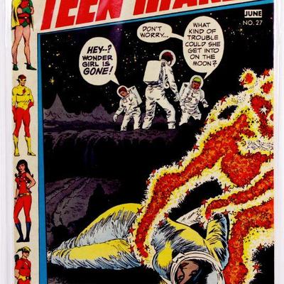 TEEN TITANS #27 Wonder Girl Appearance Bronze Age Comic Book 1970 DC Comics FN