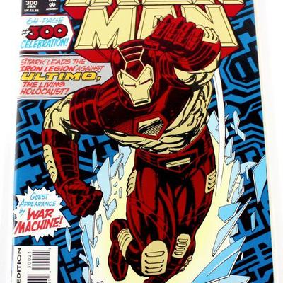 IRON MAN #300 Gold Foil Variant Cover 64-Page WAR MACHINE 1994 Marvel Comics HIGH GRADE
