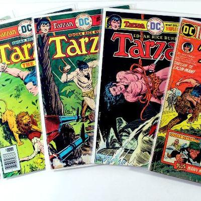TARZAN #231 243 244 250 255 Bronze Age Comic Books Lot 1974-76 DC Comics