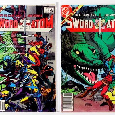 SWORD OF THE ATOM #1 #2 #3 #4 COMPLETE SET Bronze Age GIL KANE 1983 DC COomics