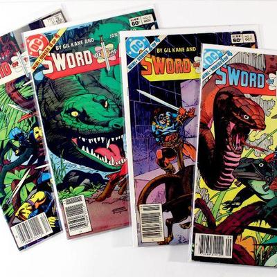 SWORD OF THE ATOM #1 #2 #3 #4 COMPLETE SET Bronze Age GIL KANE 1983 DC COomics