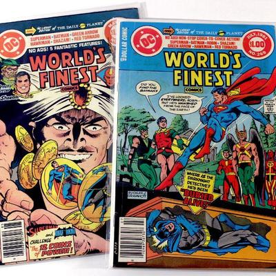 WORLD'S FINEST #268 #269 BATMAN & SUPERMAN Bronze Age 1981 DC  Comics FN/VF