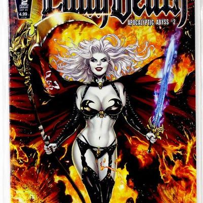 LADY DEATH APOCALYPTIC ABYSS #2 Standard Edition Krome Variant 2019 Coffin Comics NM