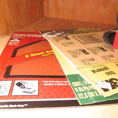 Lot B-192:  Sandpaper and More