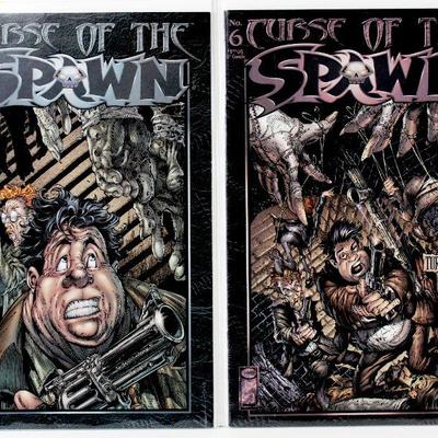 Curse Of The SPAWN #2 #3 #4 #5 #6 Todd McFarlane Comic Books Set 1996 Image Comics