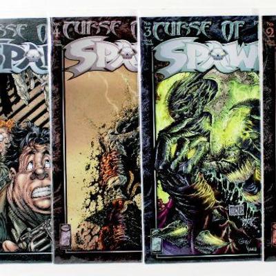 Curse Of The SPAWN #2 #3 #4 #5 #6 Todd McFarlane Comic Books Set 1996 Image Comics