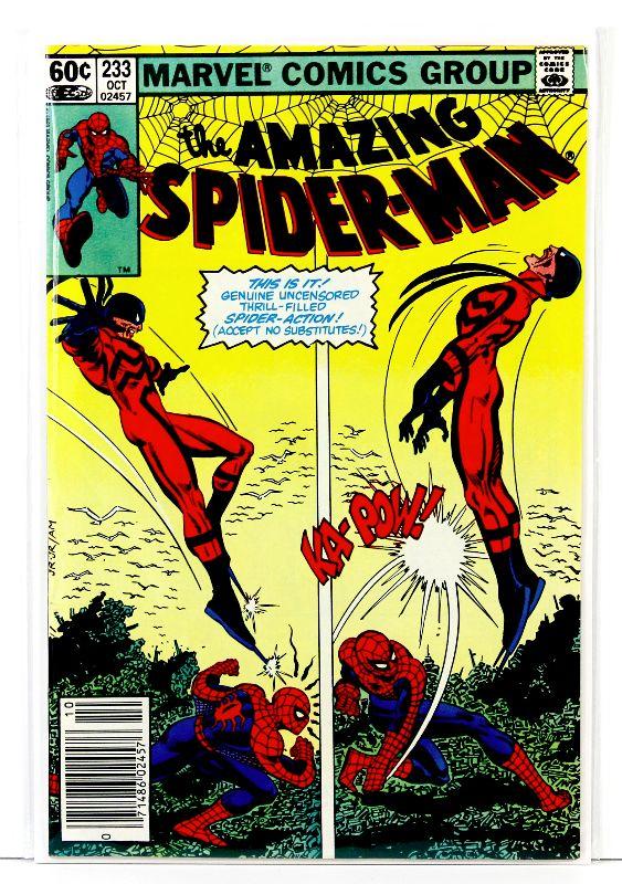 AMAZING SPIDERMAN 233 Bronze Age Comic Book 1982 Marvel Comics HIGH