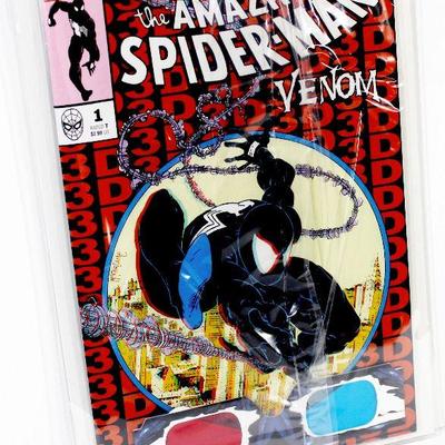 AMAZING SPIDER-MAN/VENOM #1 McFarlane AMS #300 Homage Cover 3-D Variant 2019 Marvel Comics NM/MT