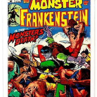 FRANKENSTEIN #4 High Grade Bronze Age Comic Book 1973 Marvel Comics VF