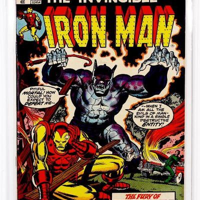 IRON MAN #56 Dr. Strange Cameo Jim Starlin Art Bronze Age 1973 Marvel Comics High Grade