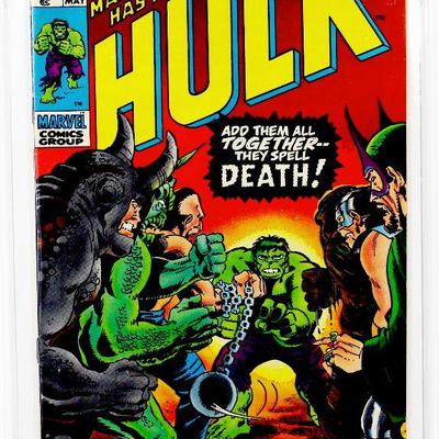 Incredible HULK #139 President Richard Nixon App Bronze Age 1971 Marvel Comics VF+