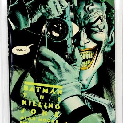 BATMAN: THE KILLING JOKE 7th Print RARE Book in High Grade 1988 DC Comics VF/NM