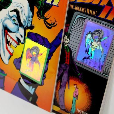 ROBIN II #1 JOKER'S WILD Variant Hologram Covers Set of 4 - 1991 DC Comics VF/NM