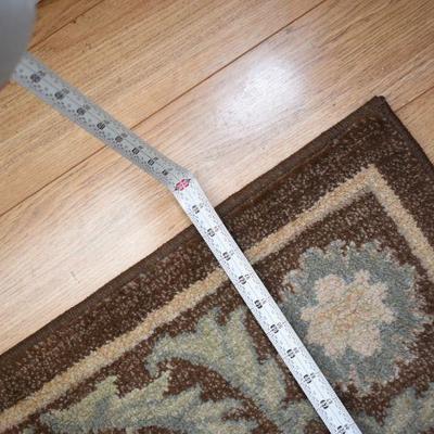 Lot H-6: Brown and Blue Rug