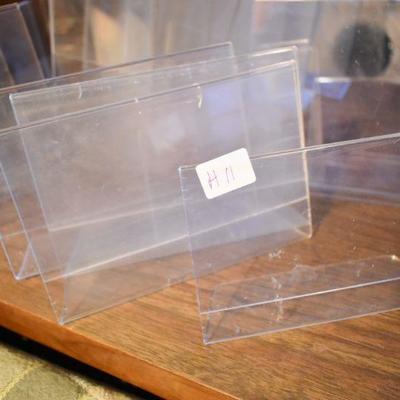 Lot H-11: Collection of Plexi Photo Frames