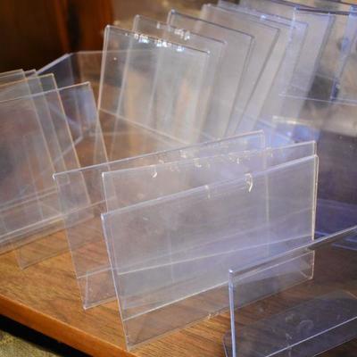 Lot H-11: Collection of Plexi Photo Frames