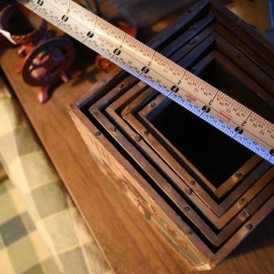 Lot H-15: Antique Nesting Boxes Children's Toy