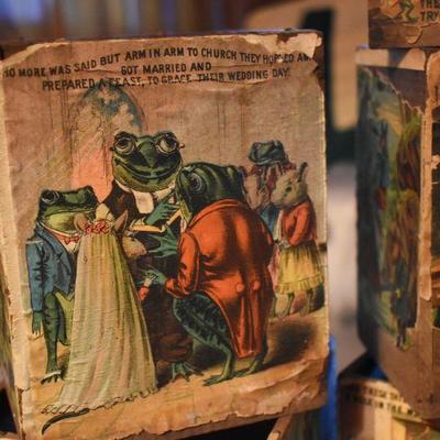 Lot H-15: Antique Nesting Boxes Children's Toy