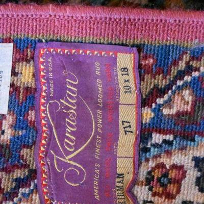 Lot H-16: 10x18 Karastan Wool Rug