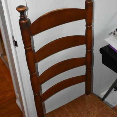 Lot H-20: Antique Ladderback Chair