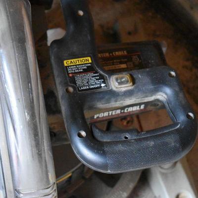 Lot O-15: Porter Cable 12" Compound Laser Miter Saw