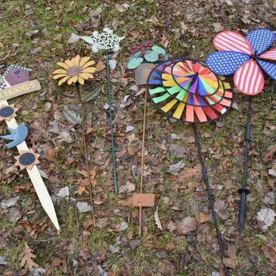 Lot O-16: Collection of Garden DÃ©cor Stakes