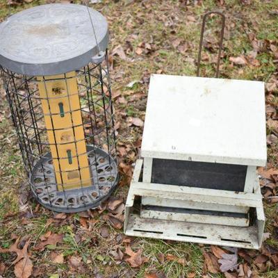Lot O-21: Two Bird Feeders