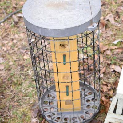 Lot O-21: Two Bird Feeders