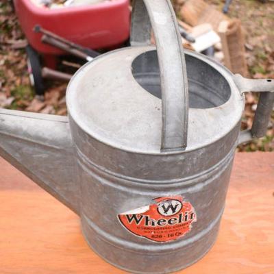 Lot O-26: Corrugated Watering Can