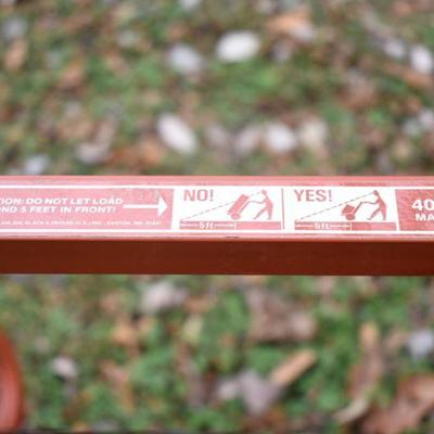 Lot O-44: Haul in One Hand Truck