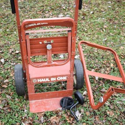 Lot O-44: Haul in One Hand Truck