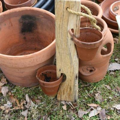 Lot O-47: Large Collection of Planters and Pots