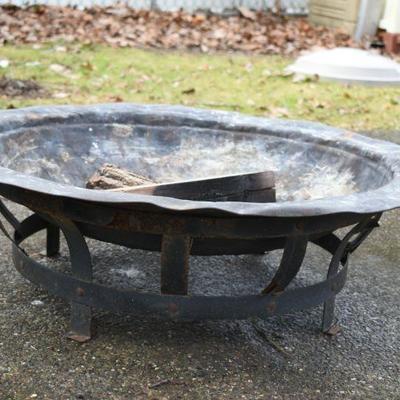 Lot O-48: Well Used Fire Pit