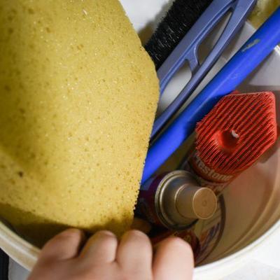 Lot B-255: Collection of Car Cleaning and Buckets