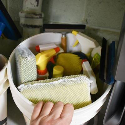 Lot B-255: Collection of Car Cleaning and Buckets
