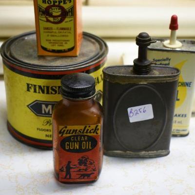 Lot B-256: Vintage Cans and Tins