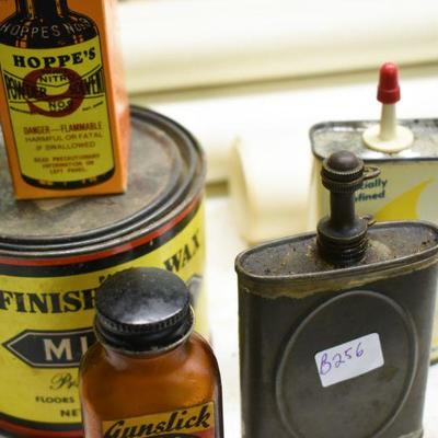 Lot B-256: Vintage Cans and Tins