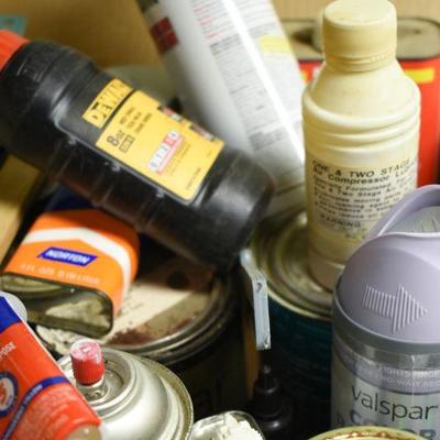 Lot B-257: Large collection of Paints and Finishes