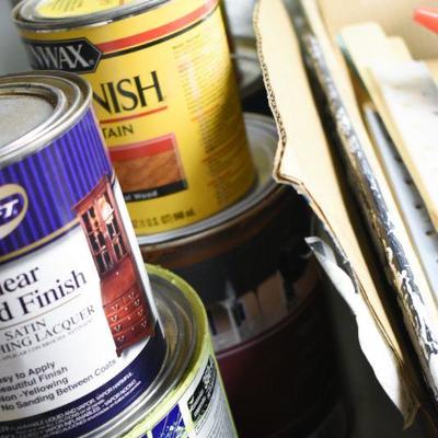 Lot B-257: Large collection of Paints and Finishes