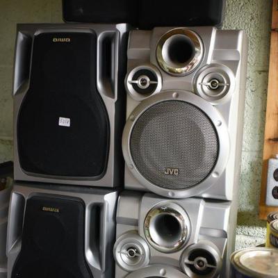 Lot B-258: Three Sets of Speakers