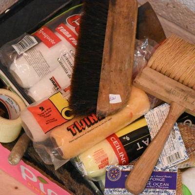 Lot B-261:  Painting Supplies