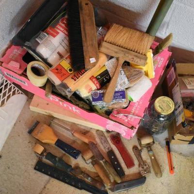Lot B-261:  Painting Supplies