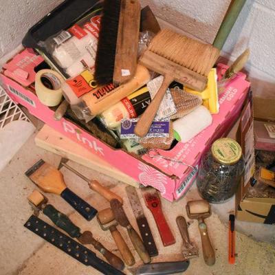 Lot B-261:  Painting Supplies