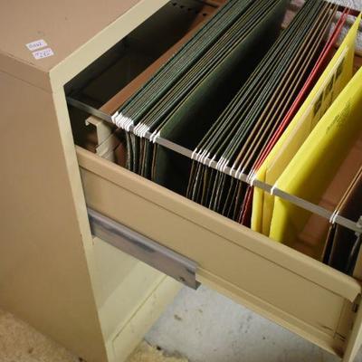 Lot B-262: Legal Size 2 Drawer Metal Filing Cabinet