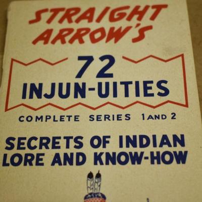 Lot B-265: Vintage Straight Arrow's 72 Injun-uities Book