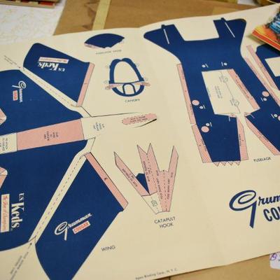 Lot B-266: Vintage Paper Airplane Kit