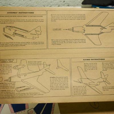 Lot B-266: Vintage Paper Airplane Kit